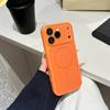 Fashion Silicone Large Window Acrylic Backplane Phone Case For iPhone 17 16 15 14 13 Pro Max For Magsafe Magnetic Charge Cover