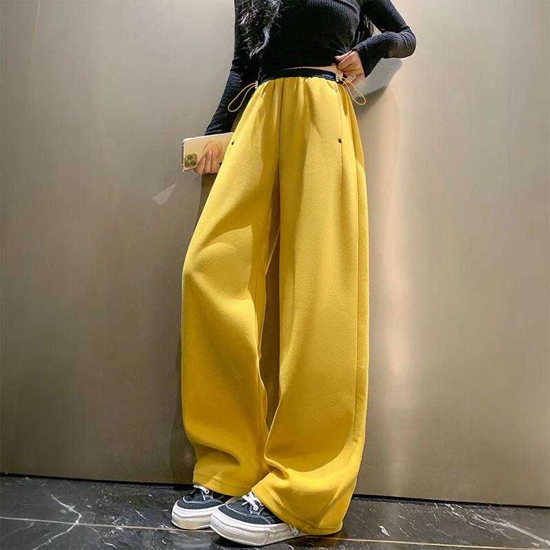 

Spring 2026 Slimming American Two-Way Maternity Wide-Leg Sweatpants M