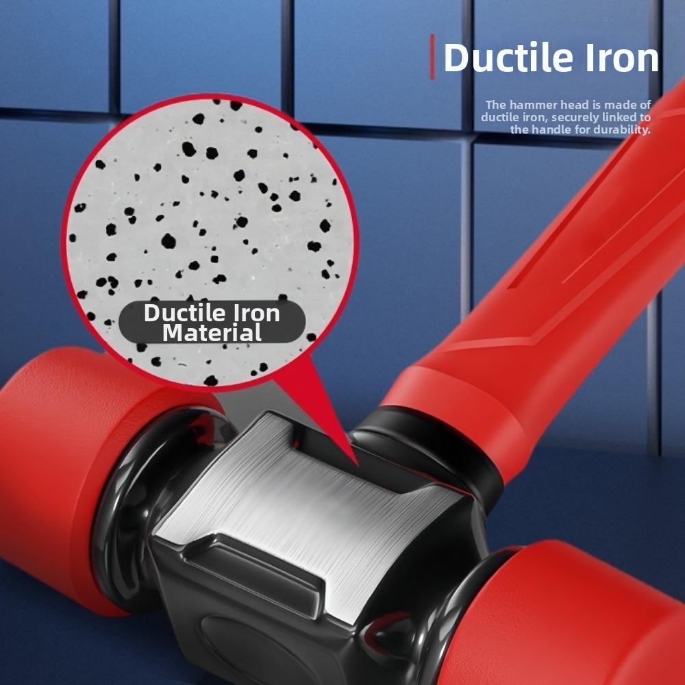 Non-Slip Grip Rubber Mallet Solid Rubber Head Installation Mallet Floor Tile Installation