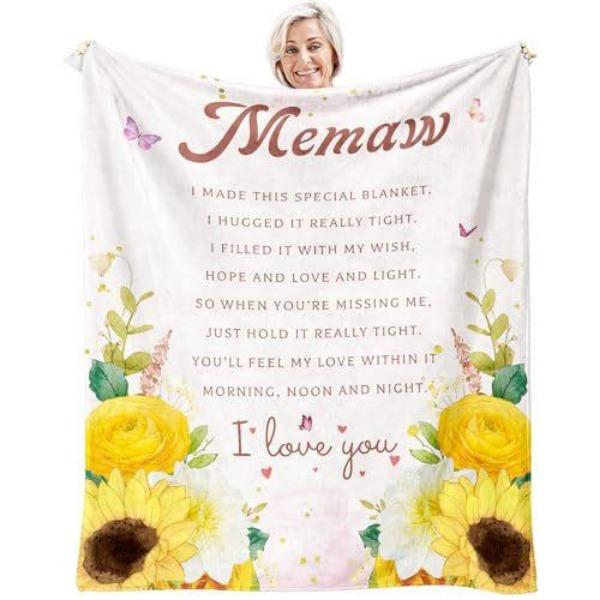 Sunflower Pattern Flannel Blanket Sofa Sheet Bedspread Blanket