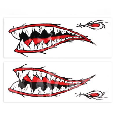 Outdoor PVC Sticker Set Stylish Decorate Accessory for Car Canoe Kayak