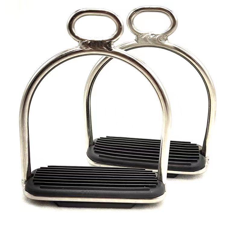 

Non-Slip Stainless Steel Stirrup Cover for Equestrian Tack Default