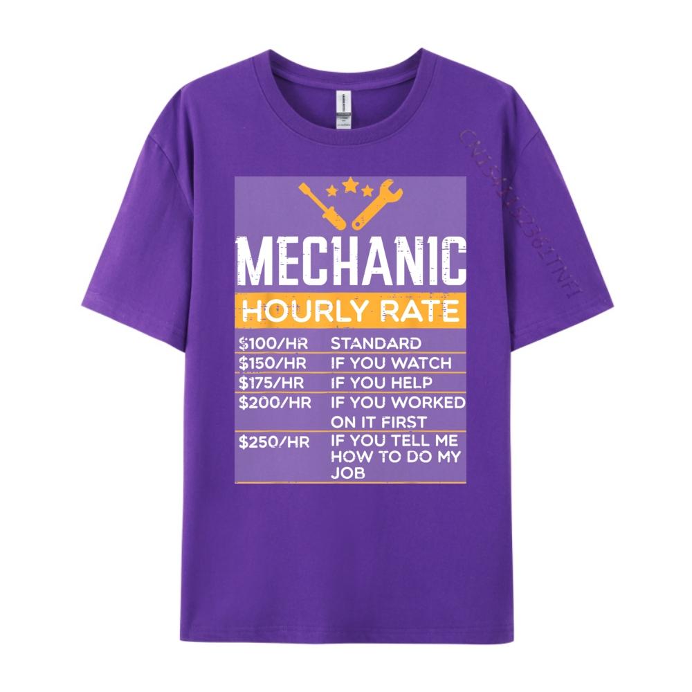 Mechanic Hourly Rate Funny Labor Rates Men Women Kids Boys Luxury Designer Mens T Shirt Street