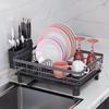 Drain Basket Drainage Design Quick Drying Stable Base Strong Load Bearing Space-saving Hollow Out Dish Drying Rack Kitchen Utensil