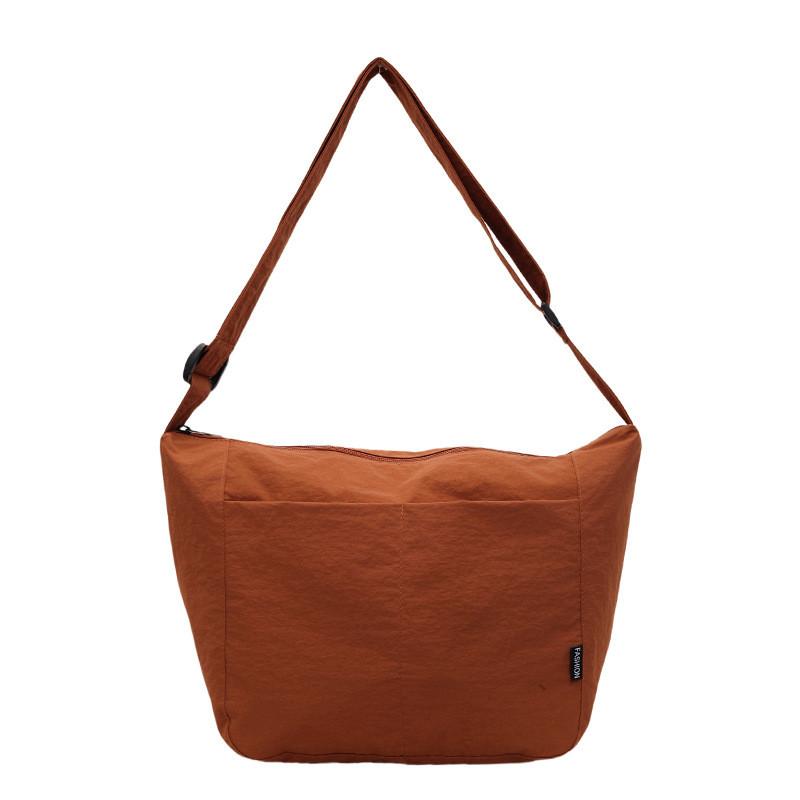 Classic Nylon Retro Shoulder Bag With Ample Storage For Casual Daily Use