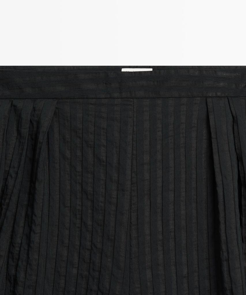 Masimodutti Fluid Linen Sarouel Pants