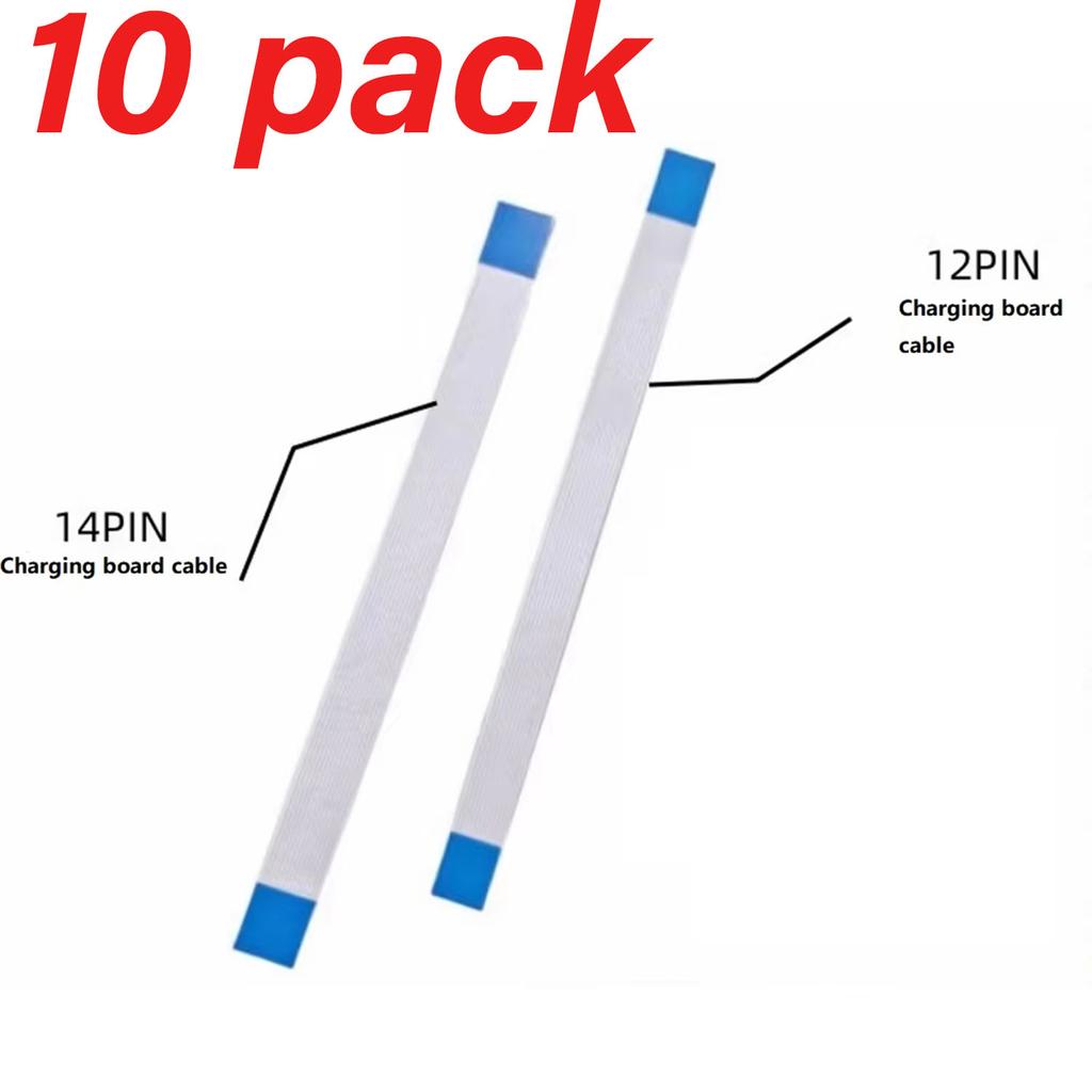 10pc 12Pin 14Pin Flex Ribbon Cable For PS4 Pro Slim Charging Board Power Switch Cable for PlayStation 4 Gamepad Controller