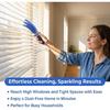 2PCS Blind Cleaner Brushs with 5 Reusable Microfiber Sleeves Brush, Window Blind Duster Tool Blind Cleaner Tool for Window, Car Air Condition, Fans,