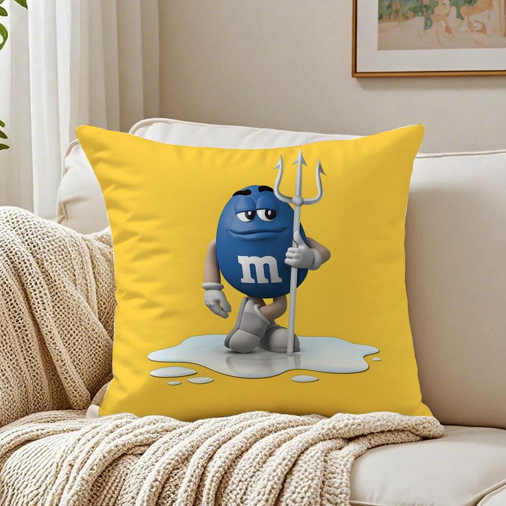 brand playful MMs Cushion Cover Pillowcase Antidustmite living Room Sofa Decor Cushion Room