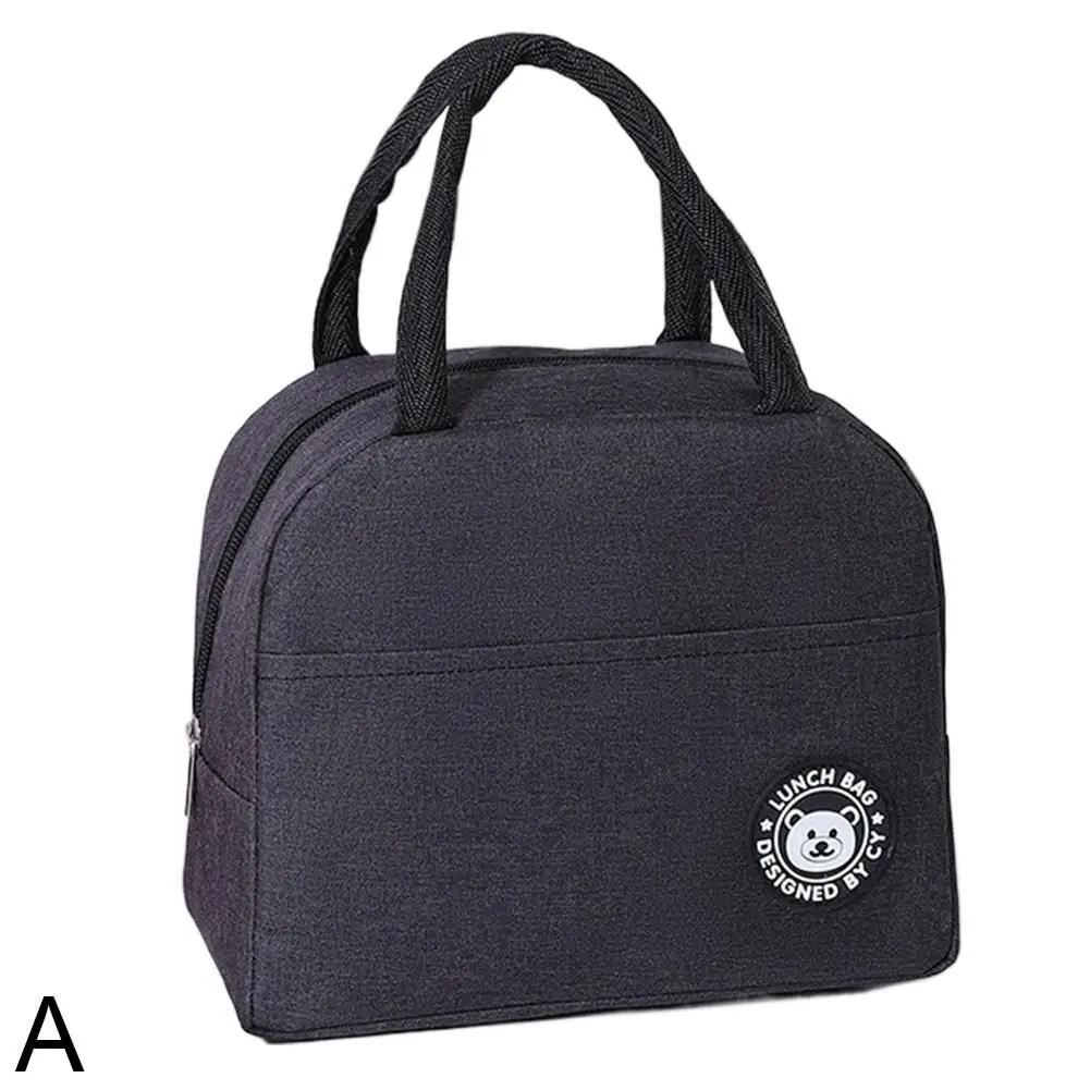 Portable Camping Insulated Lunch Bag Insulation Package Insulated Thermal Food Picnic Bags Pouch For Women Kids Children Ba I3G5