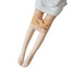 Autumn Winter Fleece Footed Slimming Skin Tone Women's Warm Leggings Tights