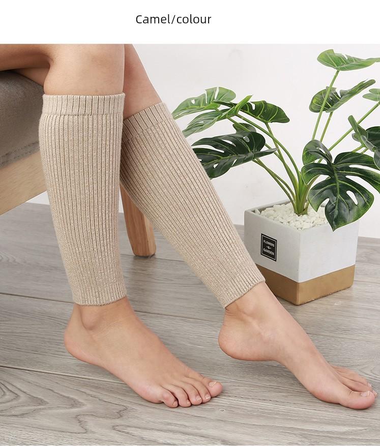 Kaschmir Wadenwärmer für Damen und Herren, Herbst und Winter Warme Knöchelwärmer, Verdickte Beinwärmer für kalte Beine in klimatisierten Räumen