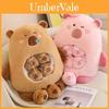 Collezione di peluche Capibara Carini in Rosa e Marrone Perfetti per Regali e Decorazioni per la Casa