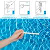 Pool And Spa Test Strips 100ct 7 In 1 Water Test Kit For Swimming Pool Hot Tub Detects PH Cyanuric Total Hardness Free Total Alkalinity