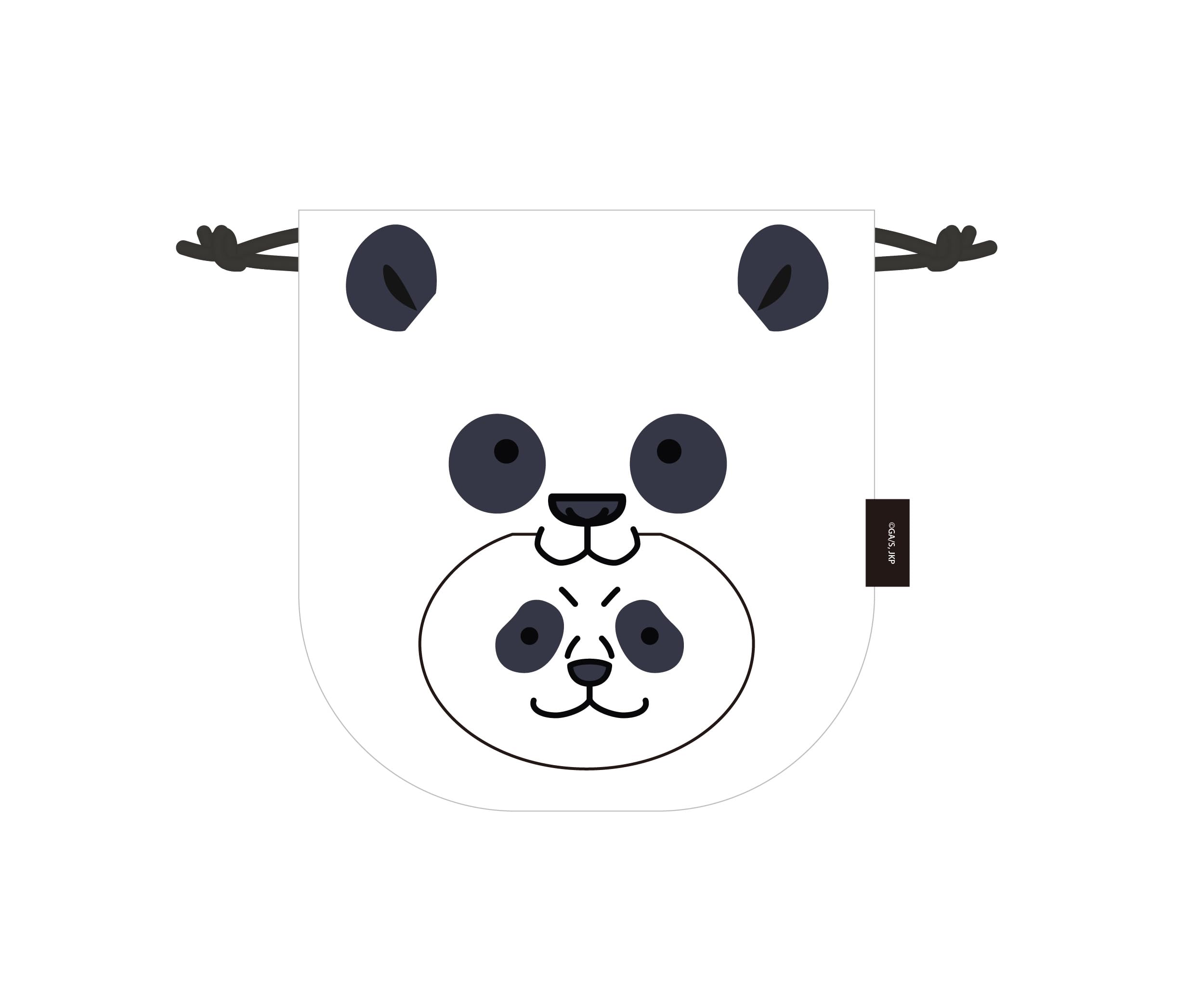 

Сумка на завязках с изображением панды из аниме Jujutsu Kaisen.