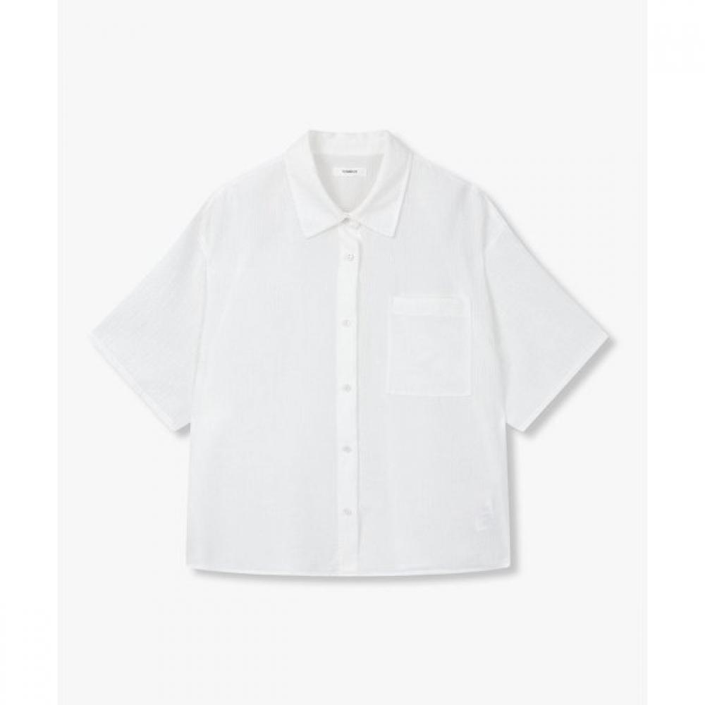 

Studio Tomboy Single Pocket Crease Blouse 9176221988 white/OS