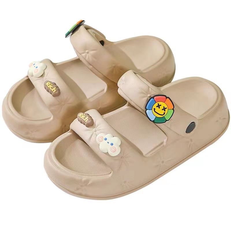 Slippers women wear non-slip in summer, new models for work, beach platform two wear sandals women's models