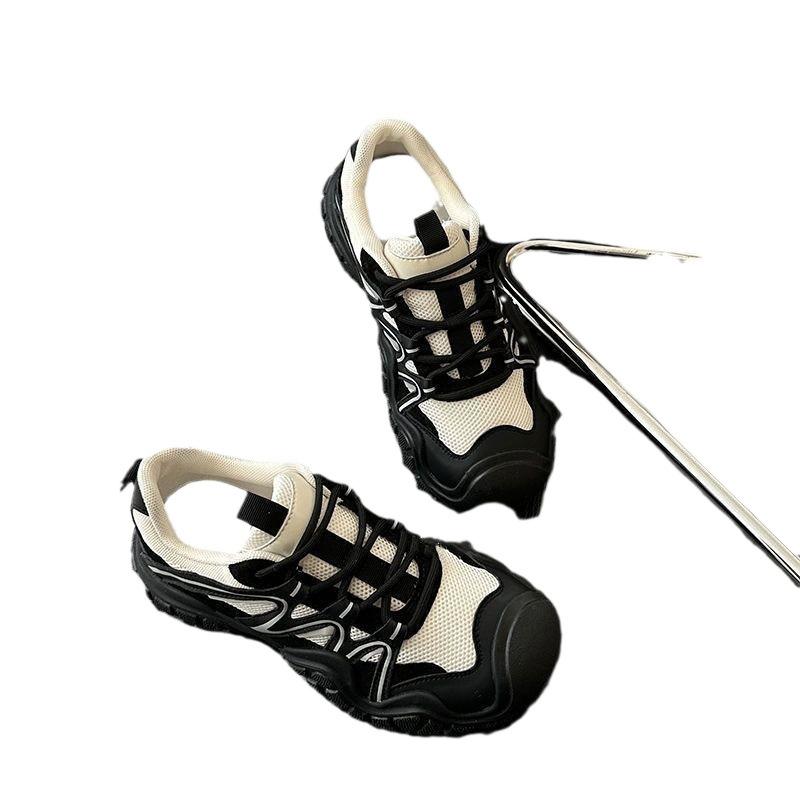 Ugly cute dad shoes women's summer 2025 new mesh breathable casual shoes hiking shoes lightweight running sneakers