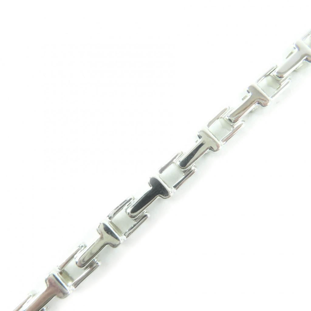 Great TIFFANY&Co. Bracelet T Narrow Chain Silver 925 Women Used