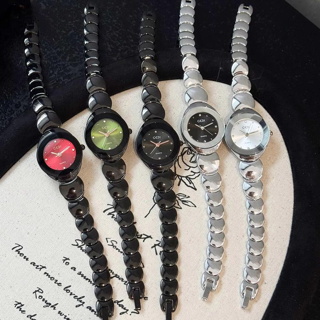 Fashionable Affordable Luxury Women's Watch,Water-Resistant Stainless Steel Round Strap, Elegant Quartz Ladies' Wristwatch Gift