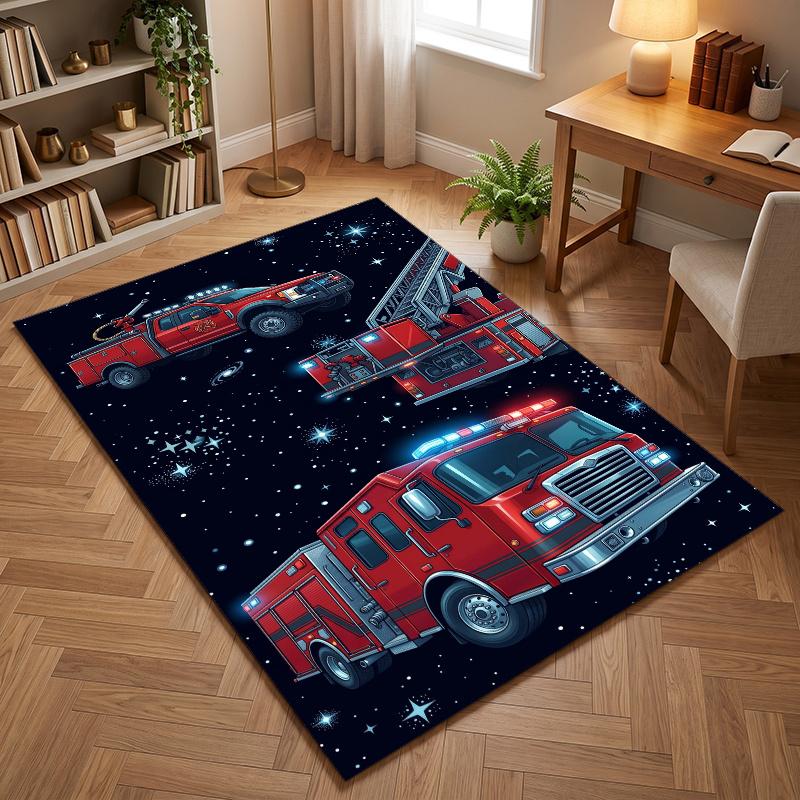 FireTruck (27) Office carpets suitable for living rooms bedrooms offices and kitchens a gift for modern home decor