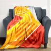 1pc Basketball Court Blanket, Lightweight Flannel Throw Blanket for Sofa, Bed, Travel, Camping, Living Room, Office, Couch093