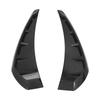 2PCS Coche Lado Aleta Barro Salida de Aire Molduras Cubiertas Izquierda Derecha Goma Negro Decoración Universal