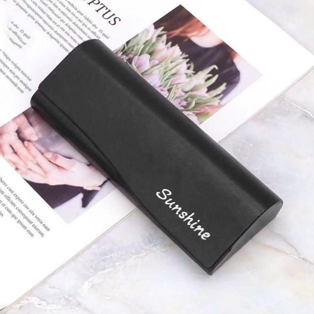 Porte-lunettes portable étanche vintage en cuir PU, boîte à lunettes, étui à lunettes