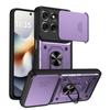 Slide Lens Camera Shockproof Case for Motorola Edge 70 60 50 Fusion Ultra X70 AIR Moto G86 G85 G67 G56 Magnetic Ring Stand Cover