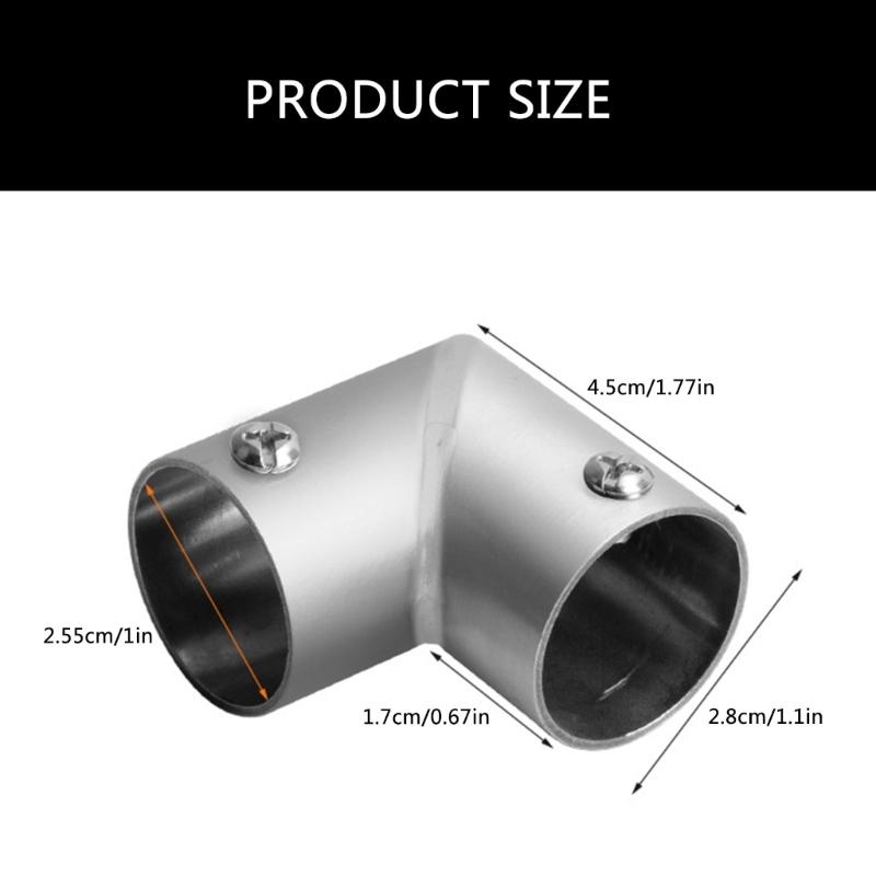 Pack Of 10 Stainless Steel T Pipe Connectors set Handrail T Joint Accessories T Shaped Boats Railing Component Multiple