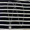 Chain Necklaces Alloy Material Star Pendant Neck Jewelry Birthday Gift for Girls