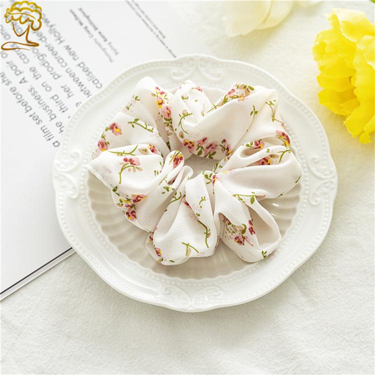 New Style Sweet Floral Large Hairband for Headwear - Perfect for Girls with Ponytail Hair. Made of Fabric.