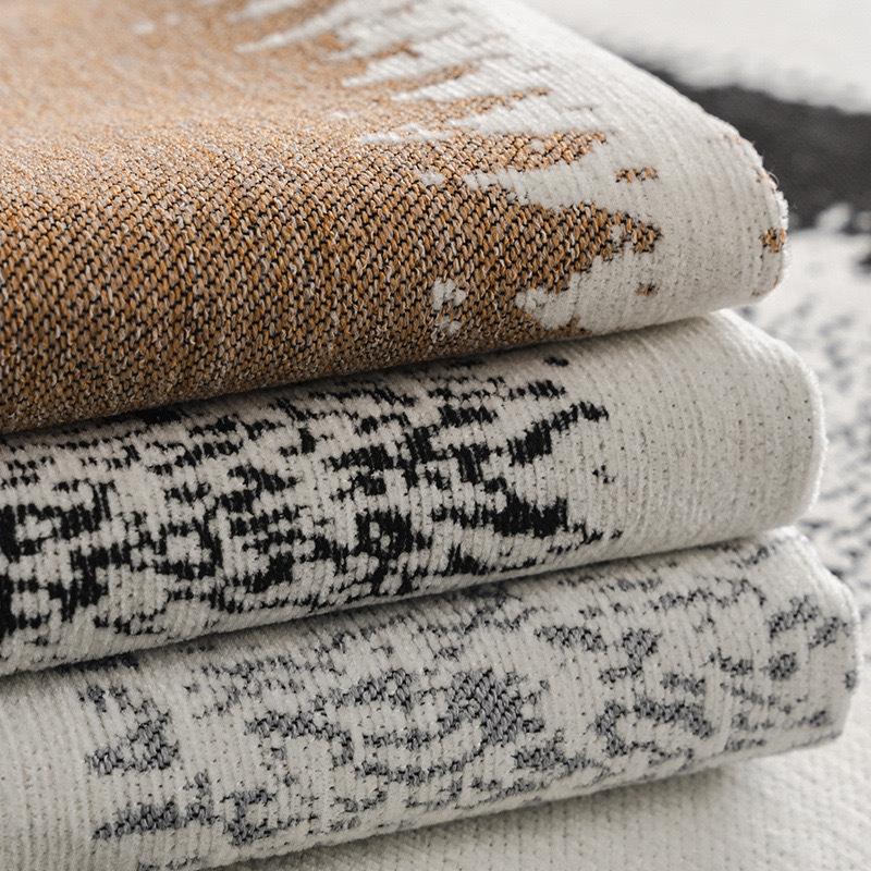 2PCS Sofa Pillow Cover 18x18 Inch Neutral Soft Decor Chenille Pillowcase, Modern Farmhouse Cushion Cover, Medieval and Modern Home Decoration