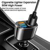 SEAMETAL 66W Car USB Charger Super Fast Charging Cigarette Lighter Adapter 3-USB Port Phone Charger for Car DC 12V/24V Universal
