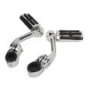 2Pcs Motorcycle Highway Foot Peg Chrome Adjustable Durable Comfortable Highway Foot Peg Pedal for Davidson