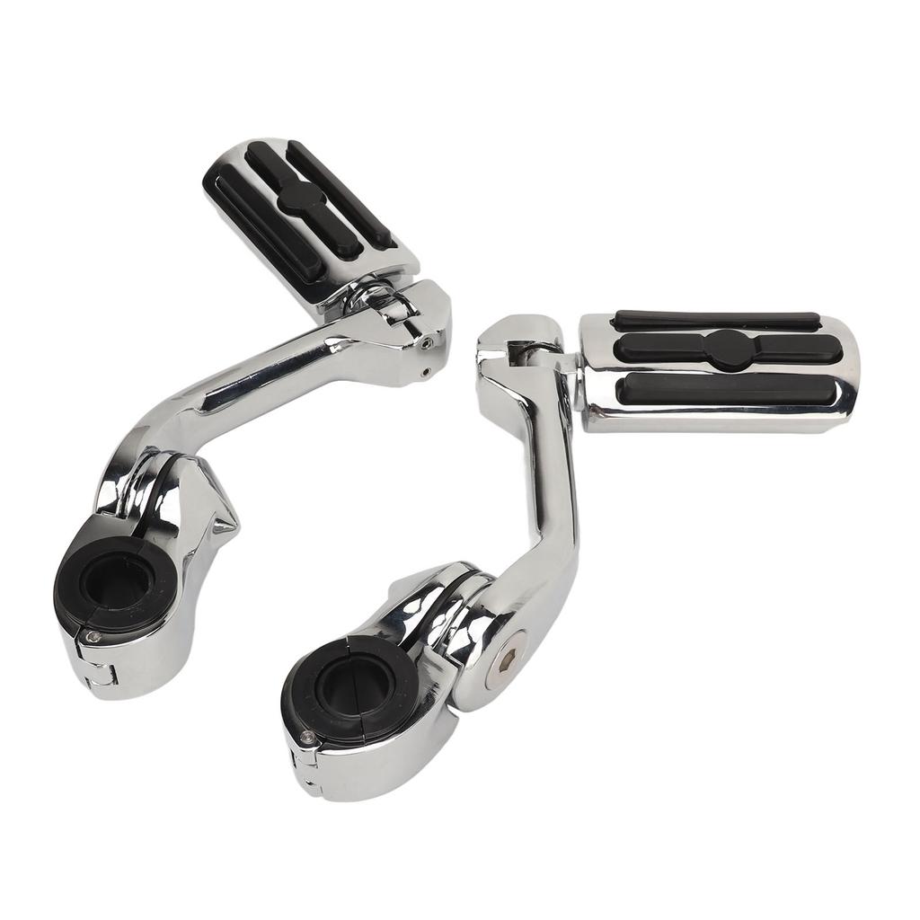 2Pcs Motorcycle Highway Foot Peg Chrome Adjustable Durable Comfortable Highway Foot Peg Pedal for Davidson