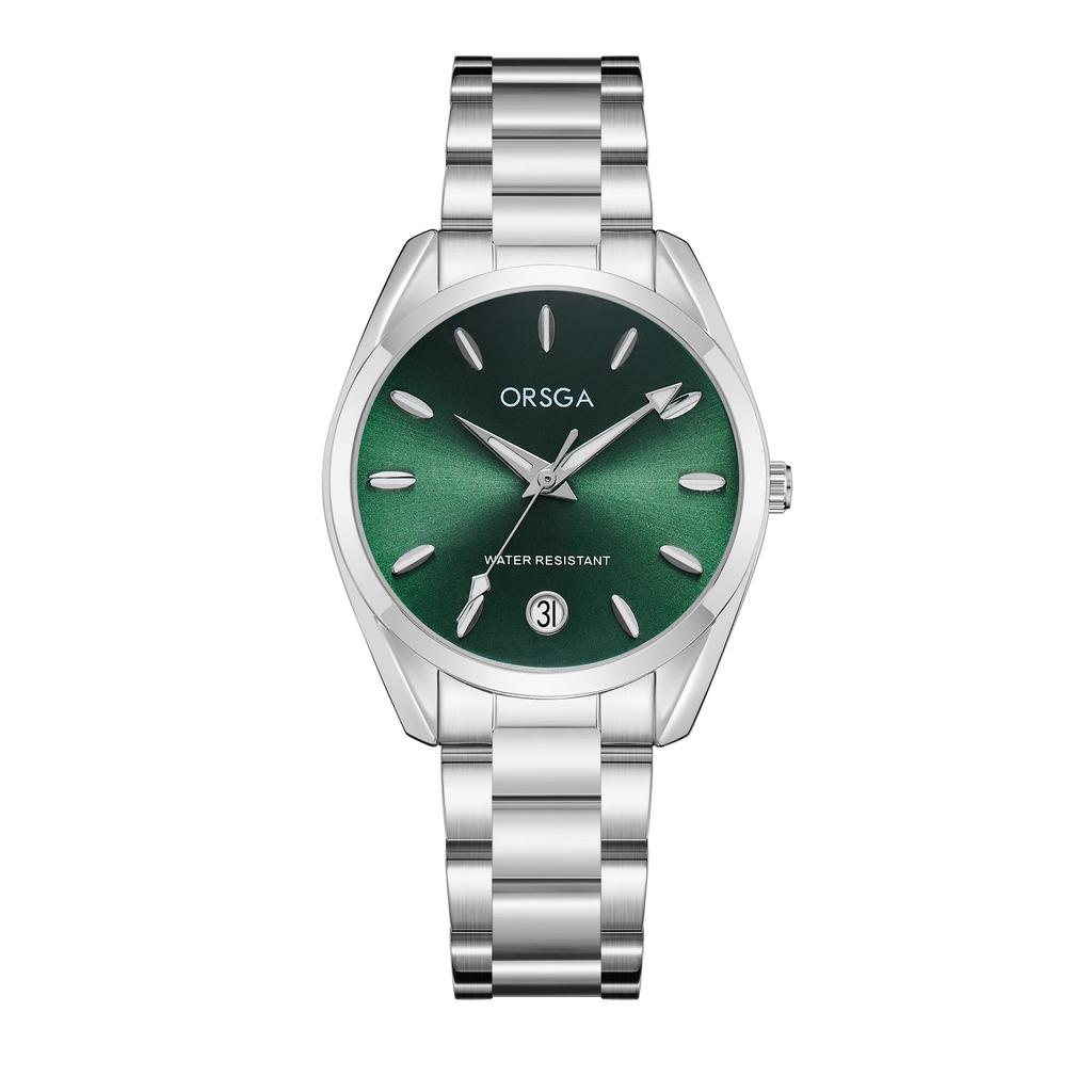 Luxury Women's Watch 34mm Fashionable Stainless Steel Rhinestone Pink Minimalist Girl Clock Outdoor Travel Women Wrist Watches