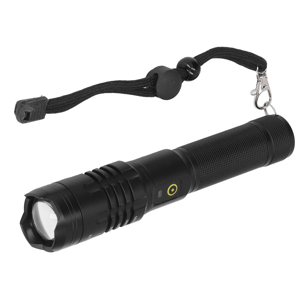 Flashlight 5000LM Aluminum Alloy P50 Strong Light Telescopic Zoom Waterproof Emergency Flashlight