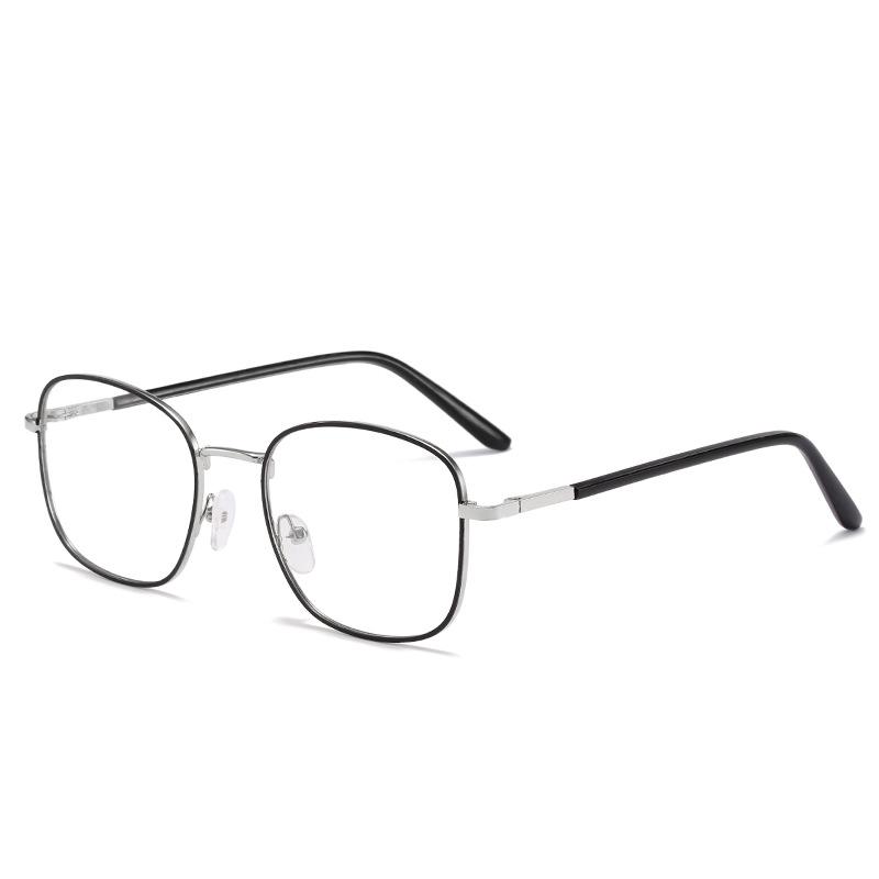 Classic Blue Light Pochromic Women Glasses Frame Fashion Metal Hinge Eyewear Optical Prescription Eyeglasses Frames