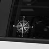 Navigate Compass Car Sticker Window Windshield Reflective Vinyl Decals Truck Motorcycle Vinyl Waterproof Sticker Accessories