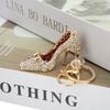 Key Chains Women High Heels Shape Compact Elegant   Pendant for Handbag Decoration