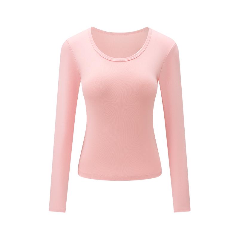 Women's White Slim-Fit U-Neck Short-Sleeve T-Shirt - Versatile, Stylish, Solid Color, Summer Essential
