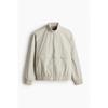 H M Nylon Windproof Jacket Loose Fit ligHt Beige