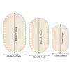 Hand-Woven Natural Wooden Basket Base for DIY Bags