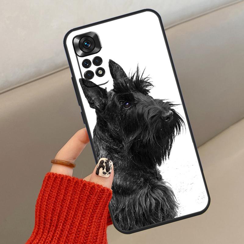 Cute Scottish Terrier Dog Phone Case For Xiaomi Redmi Note 8 9 10 11 12 Pro 11S 10S 9S 8T Redmi 10A 10C 9A 9C Cover
