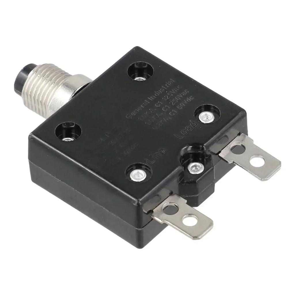 1pc 25A L1 Series Thermal Overload Protector Push Button Circuit Breaker Manual Reset Overload Protector For Home Appliances