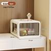 Multi-layer Plastic Drawer Snack Storage Cabinet for Living Room or Bedside