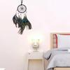 Durable Hand-woven Wall Hanging Art Decoration Crafts Peacock Feather Dreamcatcher Ornament Wind Chime Car Hanging Pendant