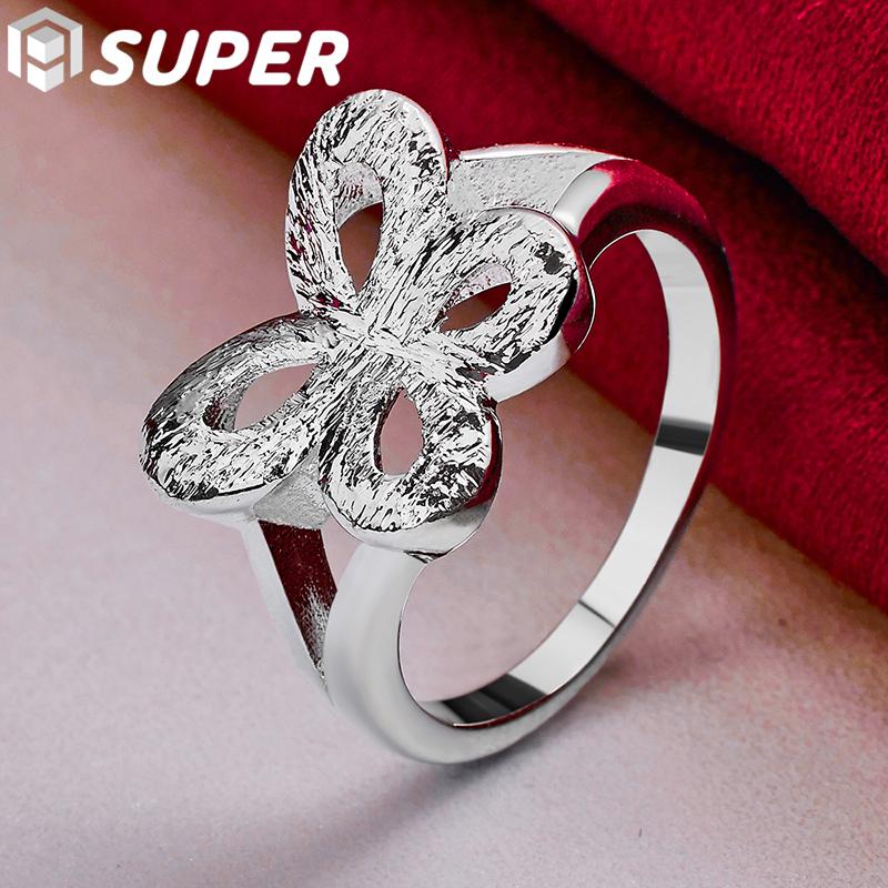 Bague papillon en argent sterling 925