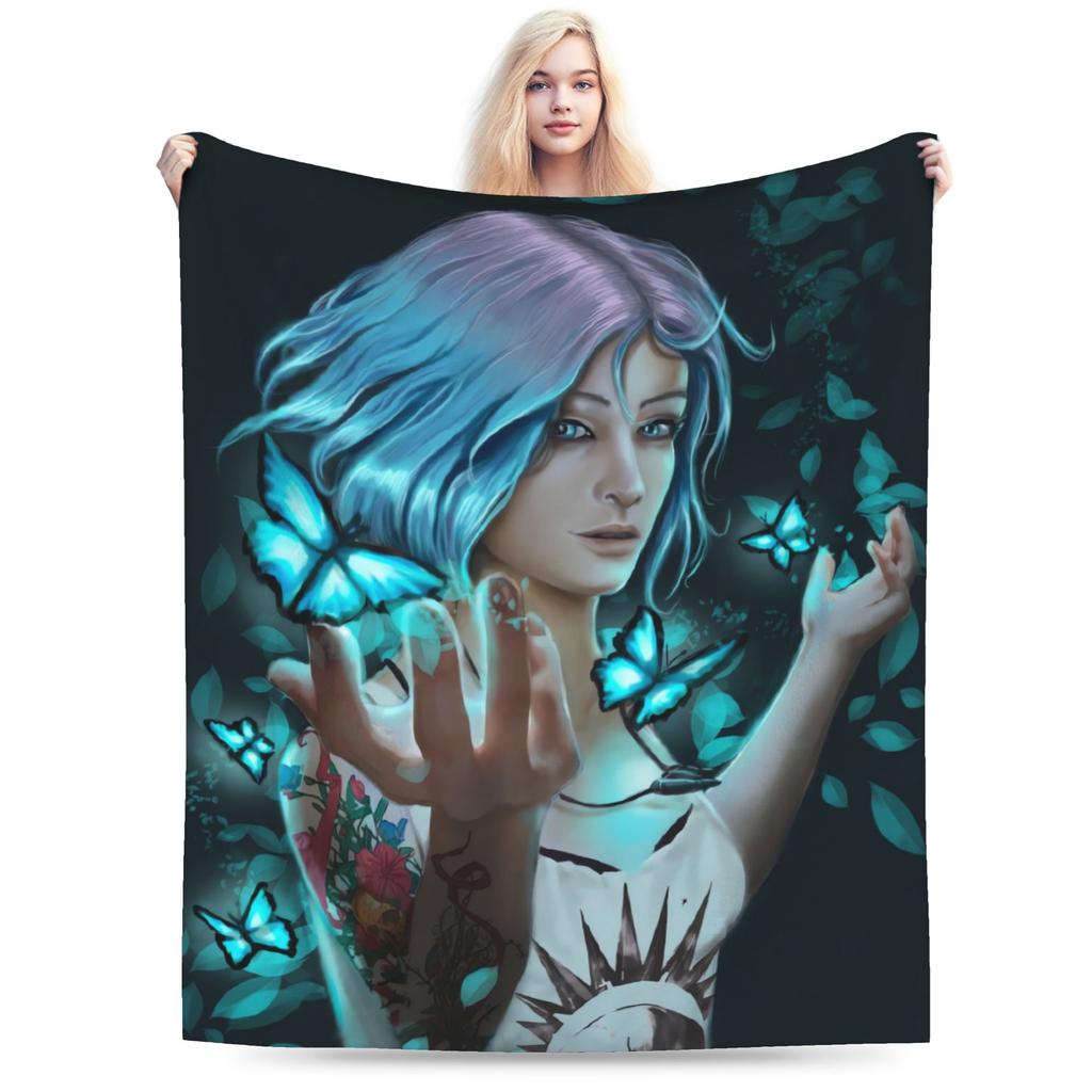 Life Is Strange Soft Blanket Kids Adult Plush Throw Blanket Aesthetic Living Room Flannel Bedspread Sofa Bed Cover